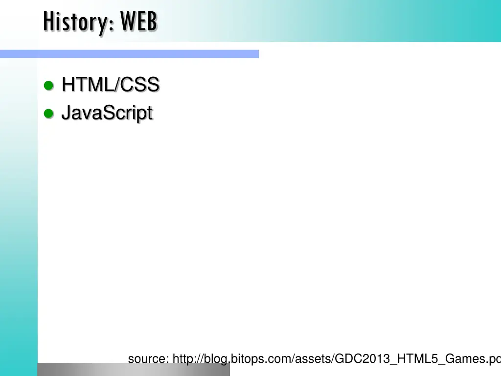 history web