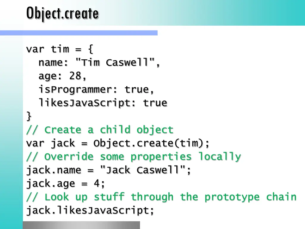 object create