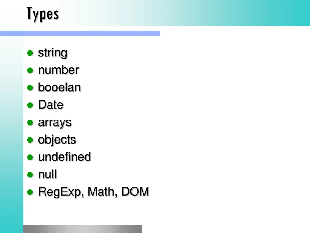types