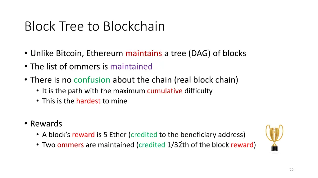 block tree to blockchain