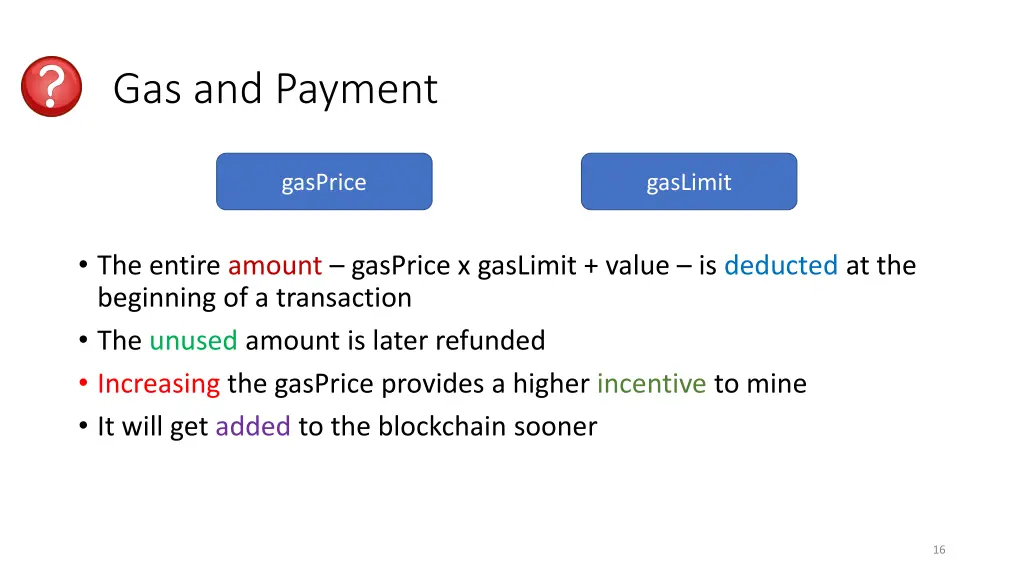 gas and payment