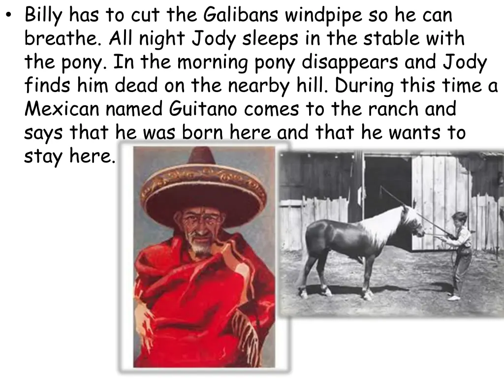 billy has to cut the galibans windpipe