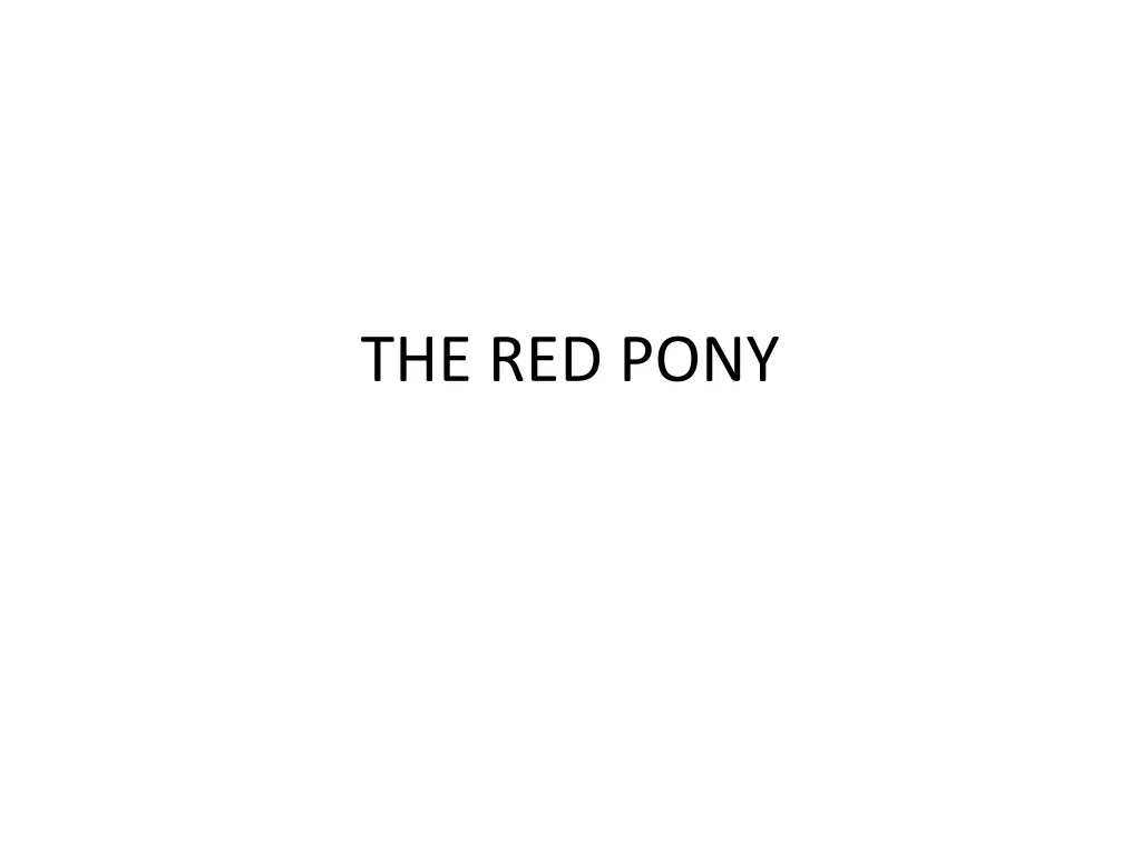 the red pony