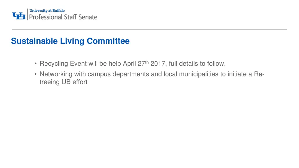 sustainable living committee