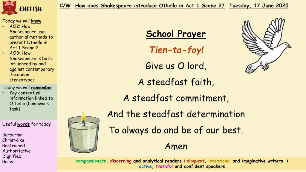 c w how does shakespeare introduce othello 2