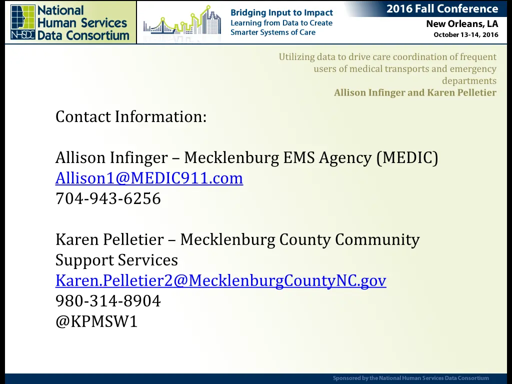 utilizing data to drive care coordination 17