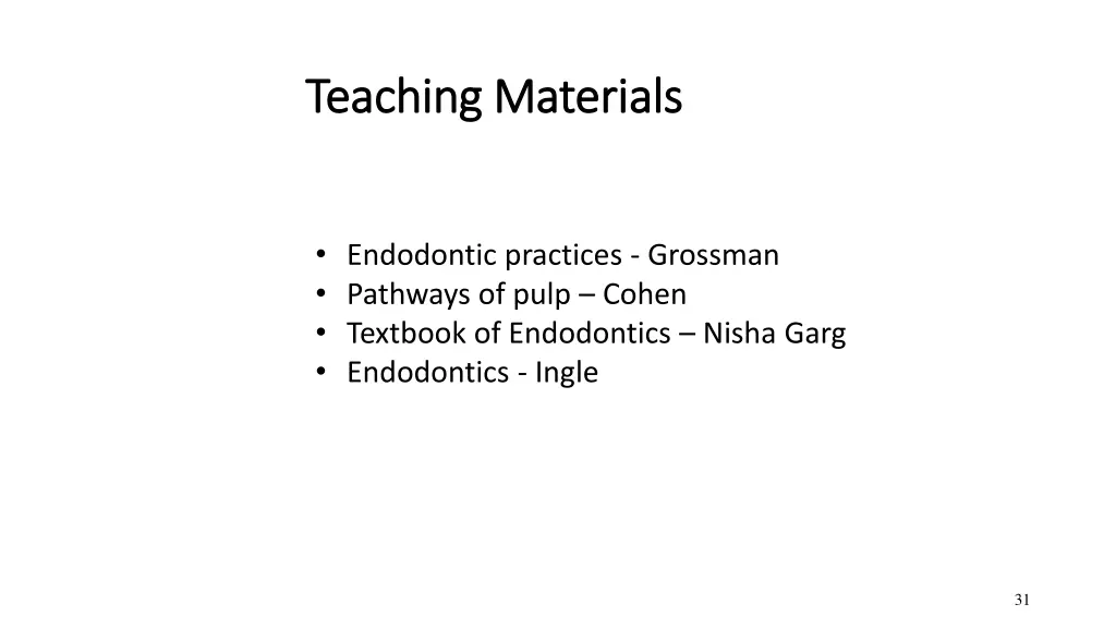 teaching materials teaching materials