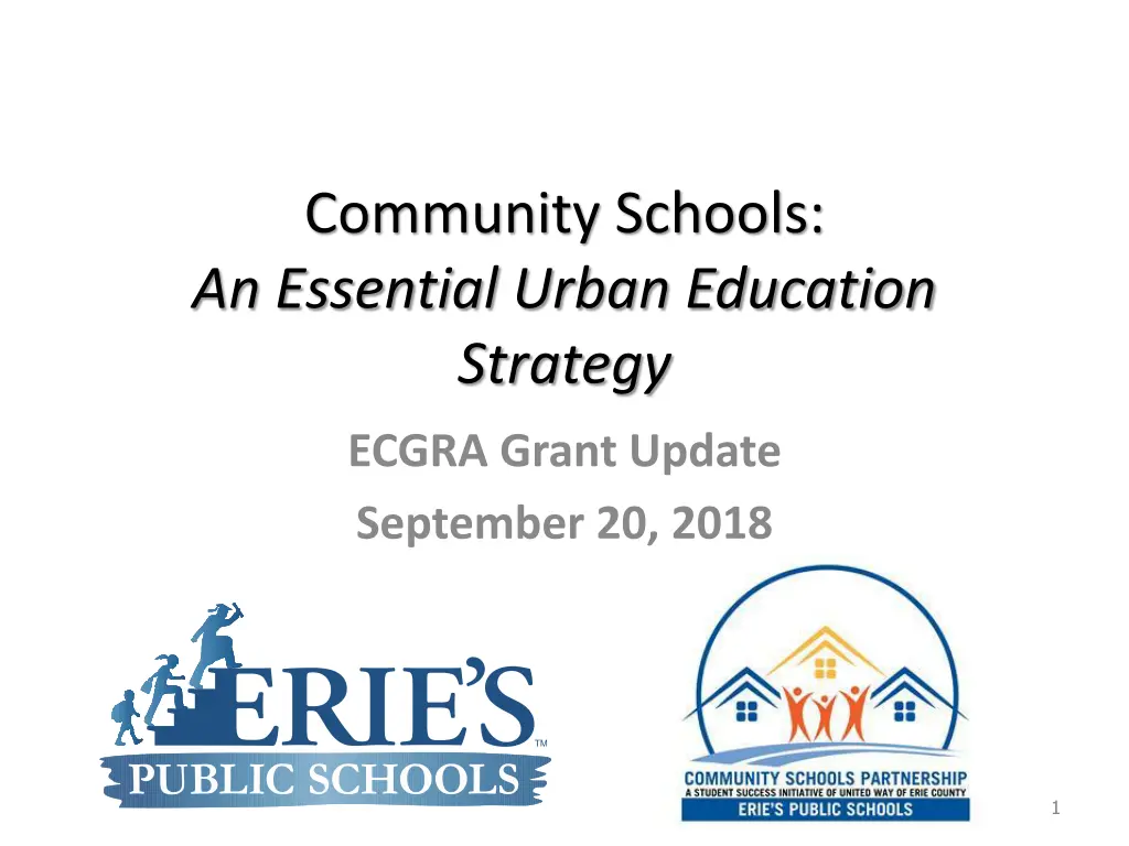 community schools an essential urban education