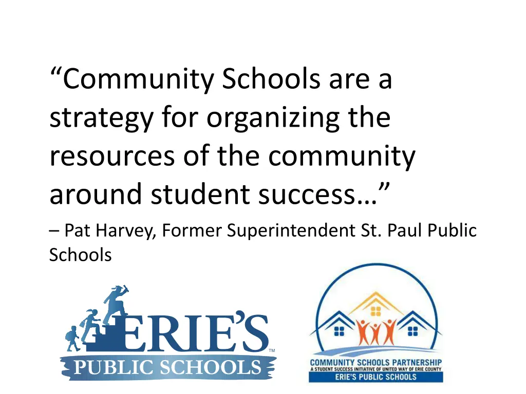 community schools are a strategy for organizing
