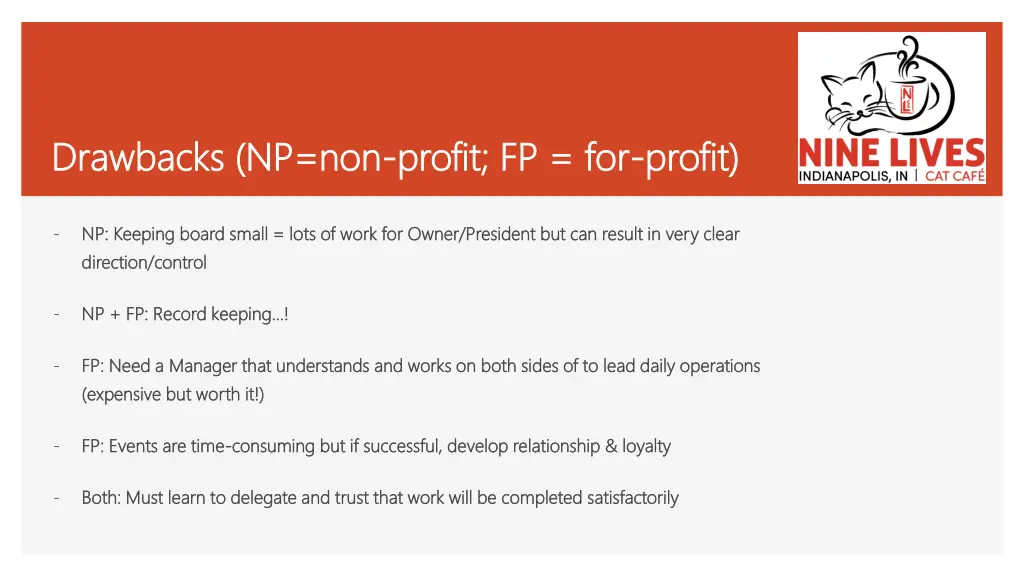 drawbacks np non drawbacks np non profit fp for