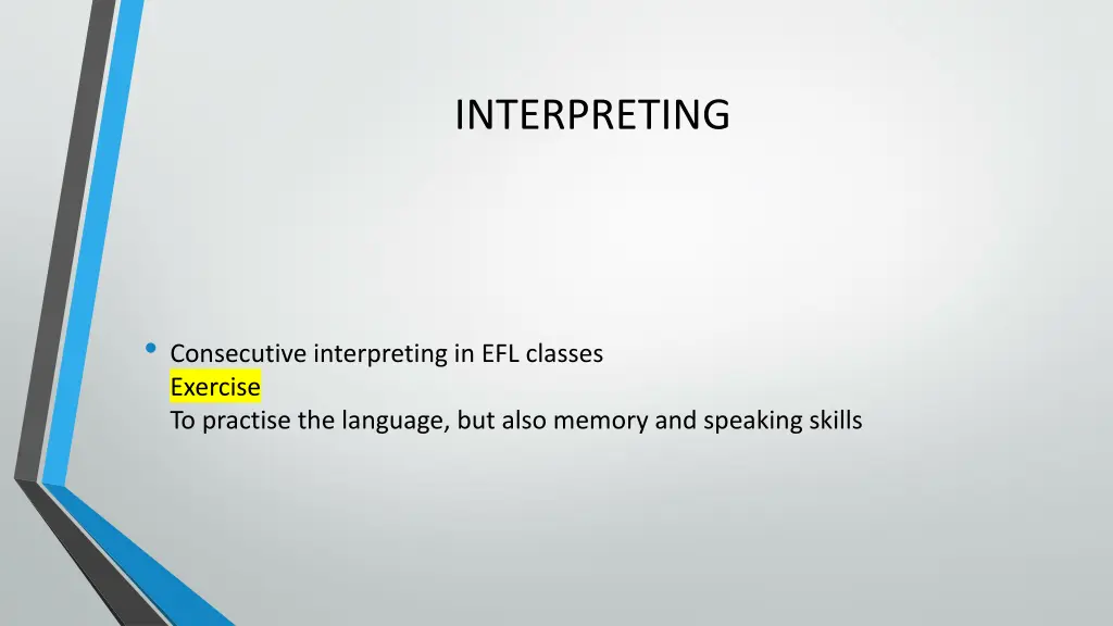 interpreting