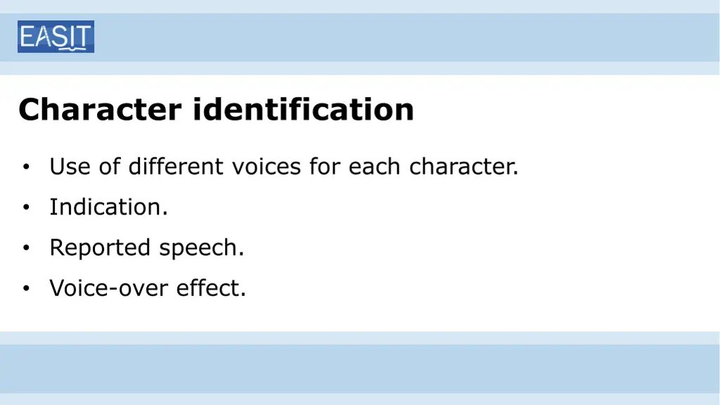 character identification
