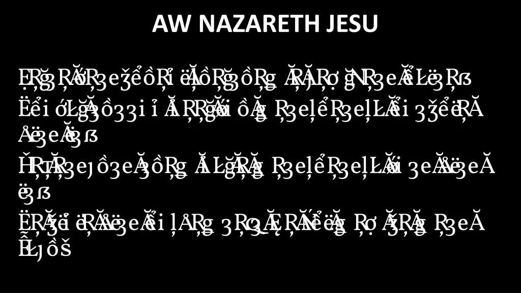 aw nazareth jesu 1