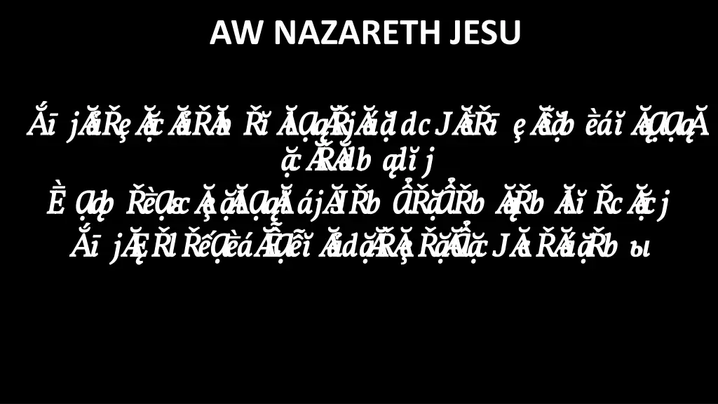 aw nazareth jesu 2