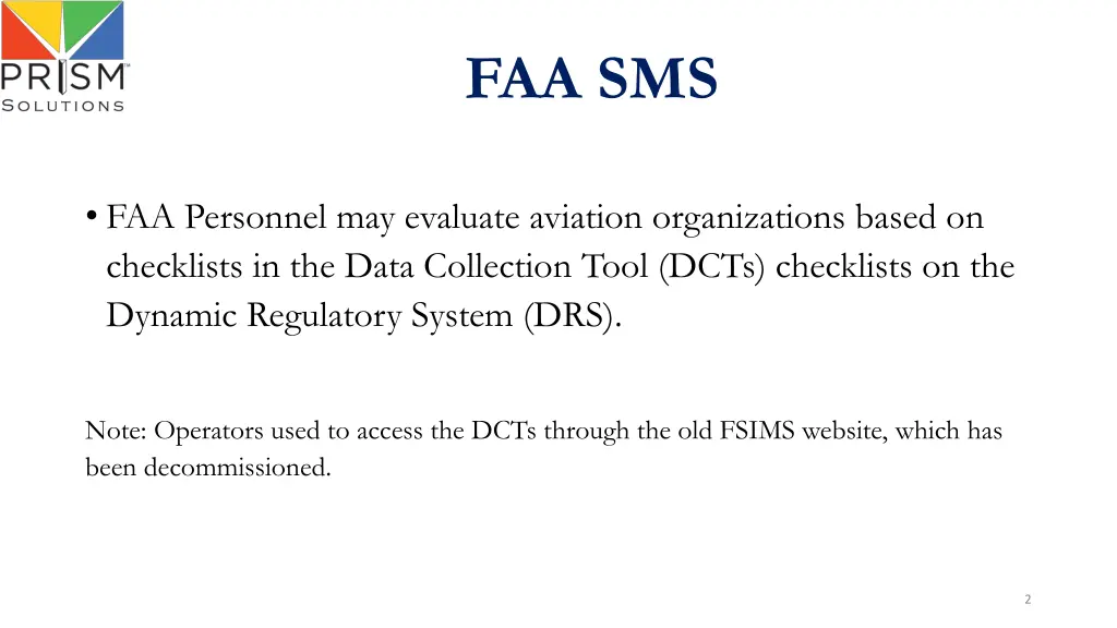 faa sms