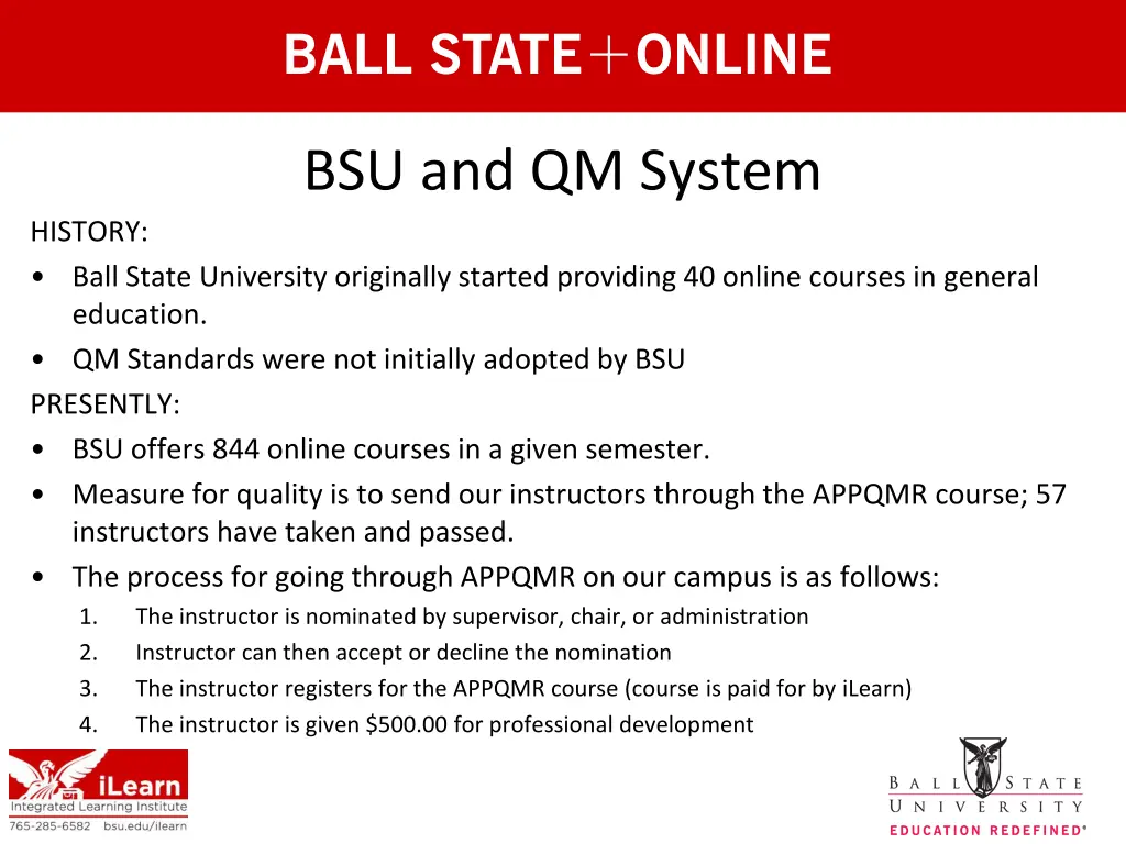 bsu and qm system