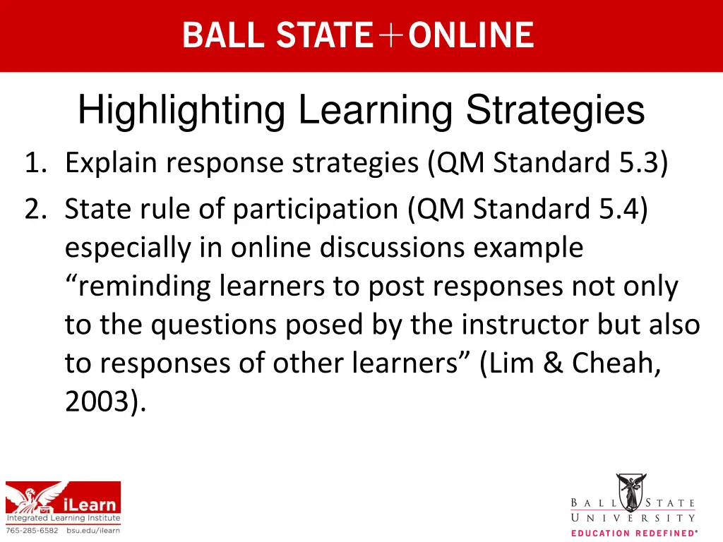 highlighting learning strategies 1 explain