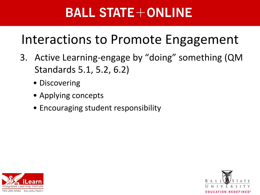 interactions to promote engagement 1