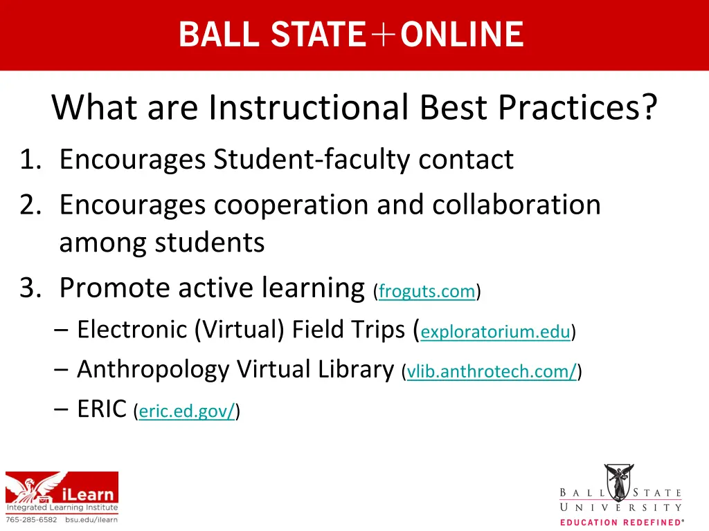 what are instructional best practices