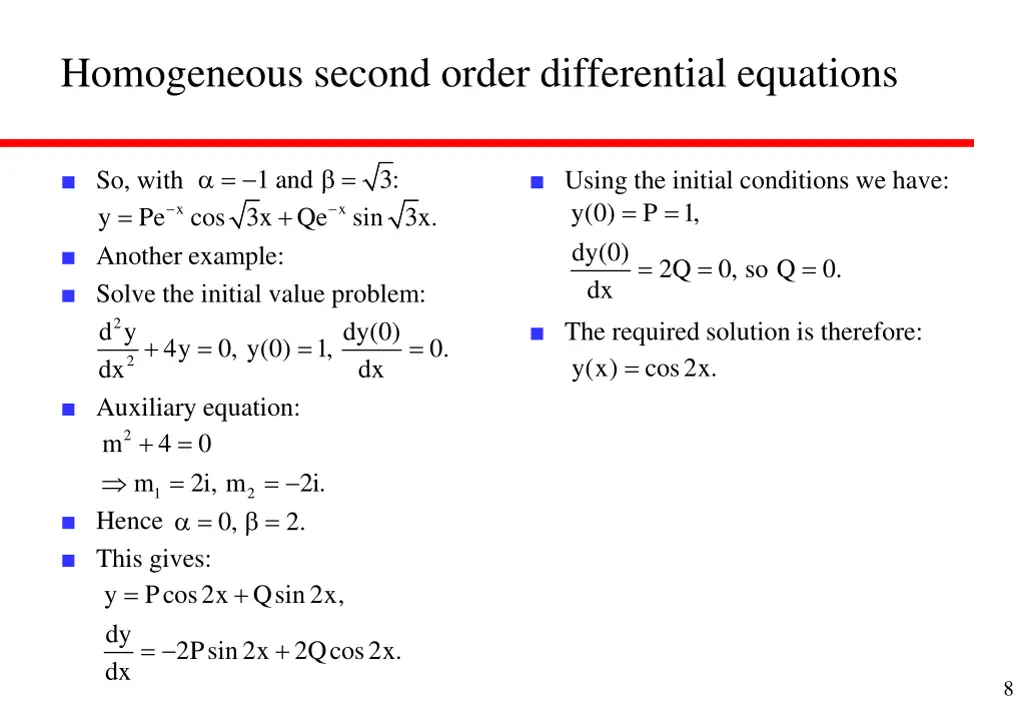 homogeneous second order differential equations 6