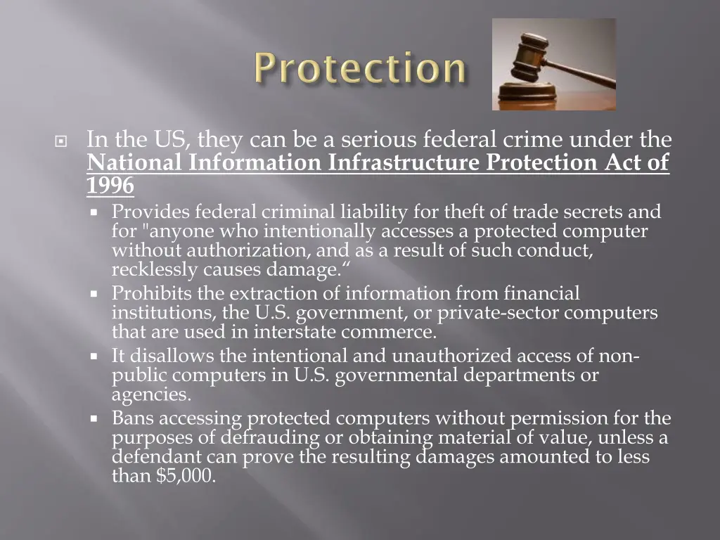 in the us they can be a serious federal crime