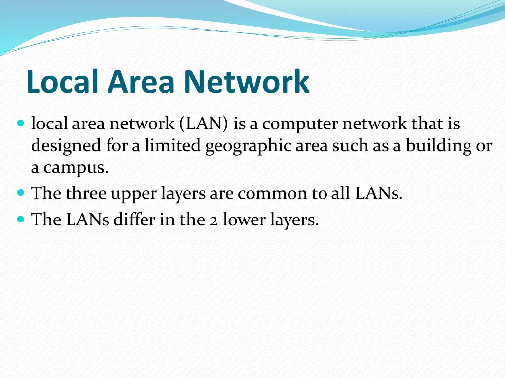 local area network