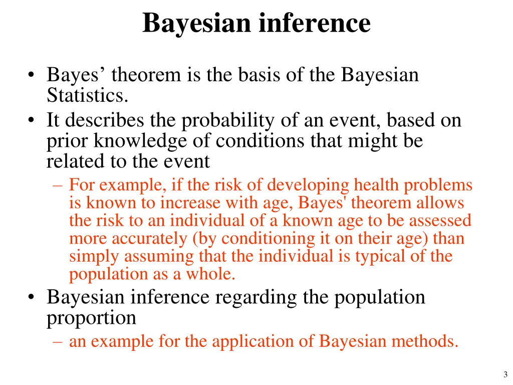 bayesian inference