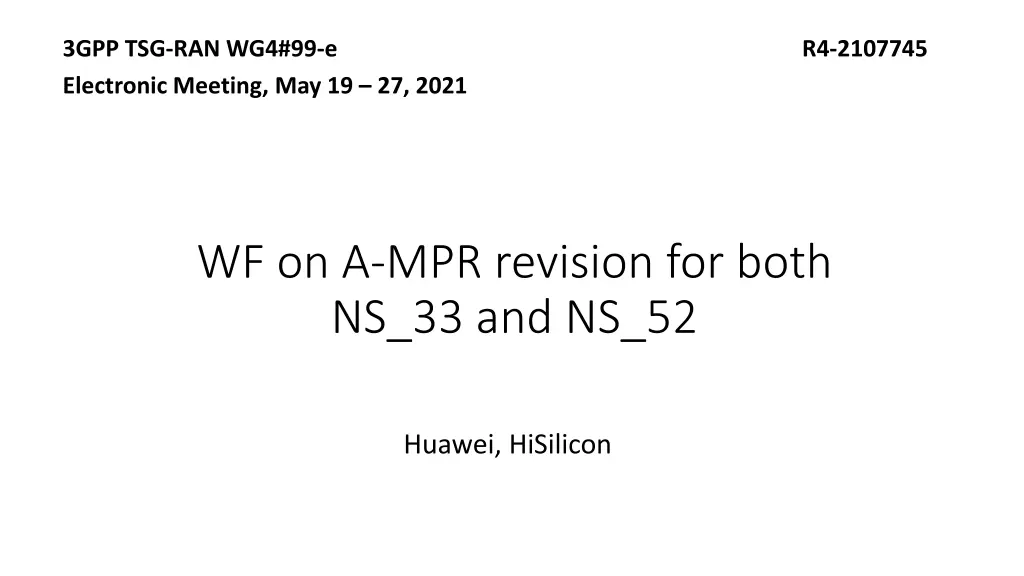 3gpp tsg ran wg4 99 e electronic meeting