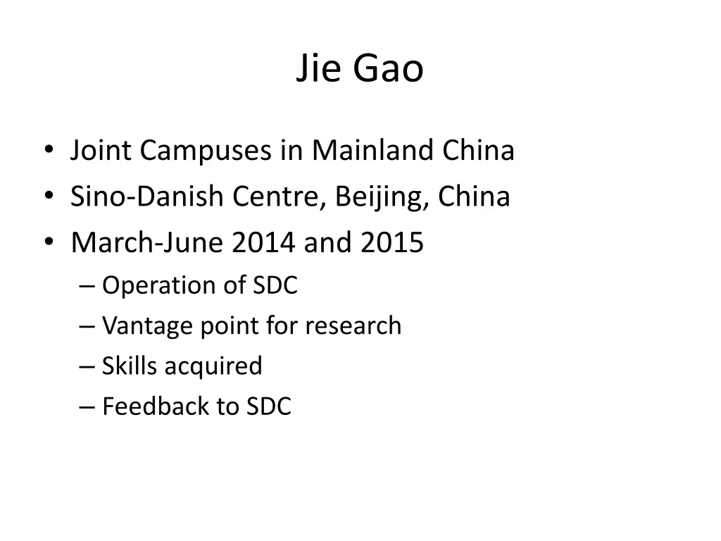 jie gao