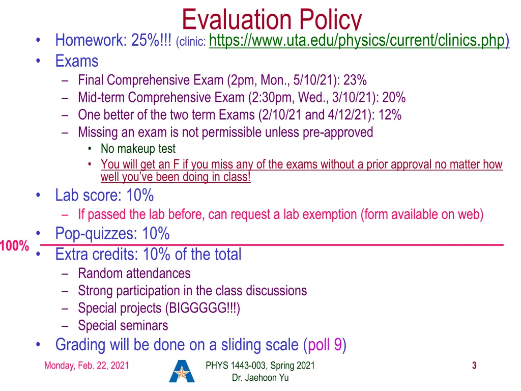 evaluation policy