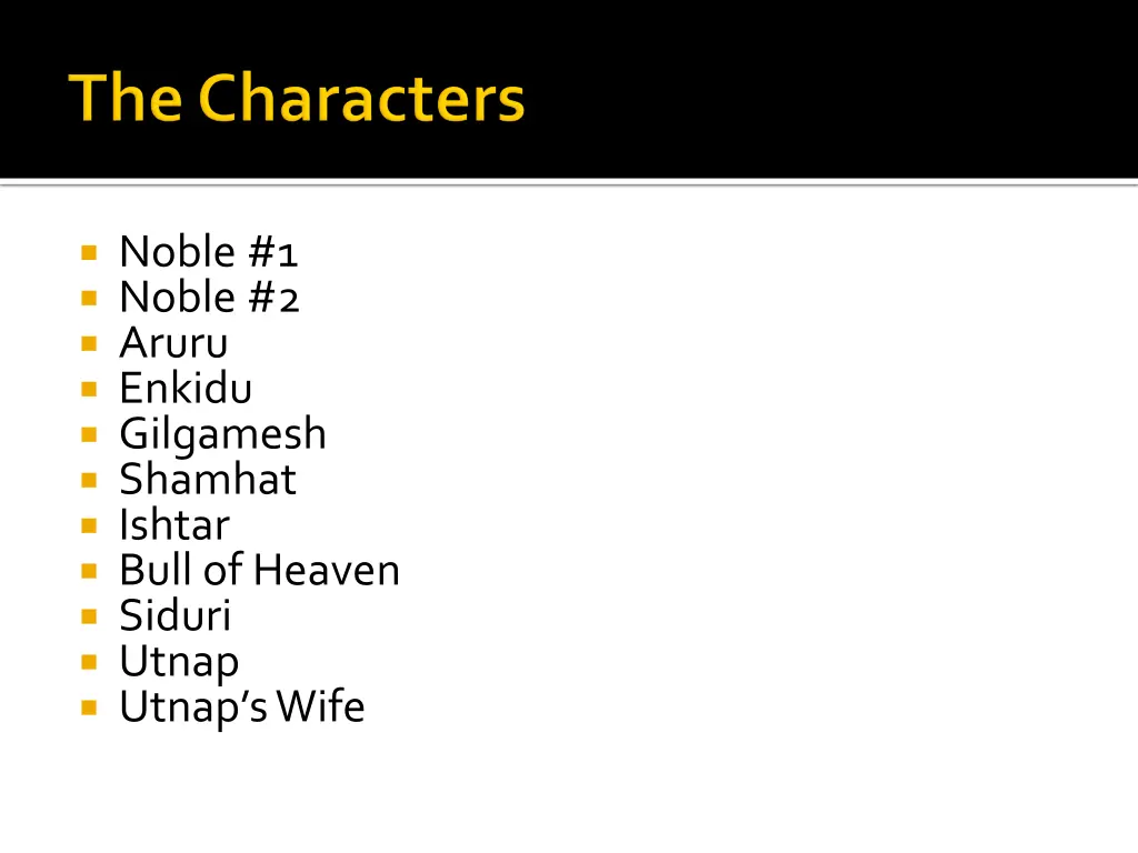 noble 1 noble 2 aruru enkidu gilgamesh shamhat