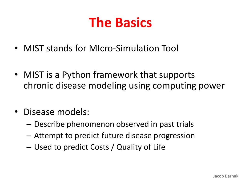the basics