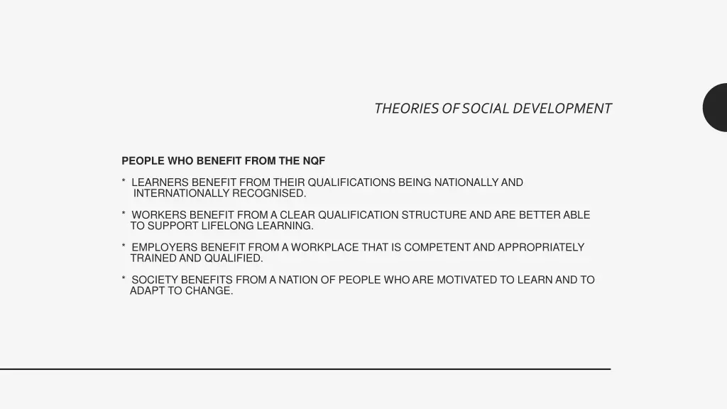 theories of social development 10