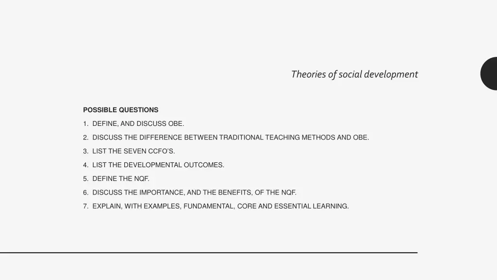 theories of social development 12