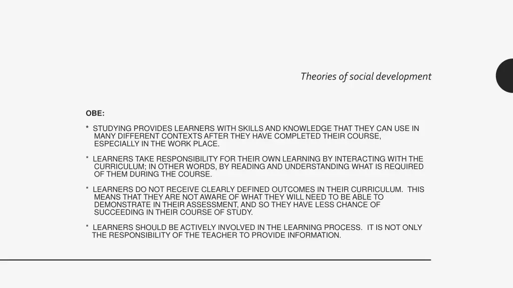 theories of social development 2
