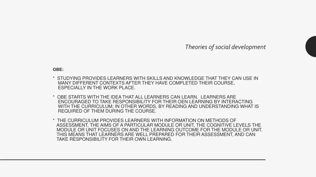 theories of social development 3
