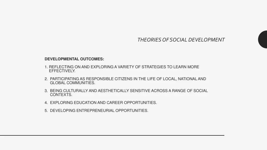 theories of social development 8