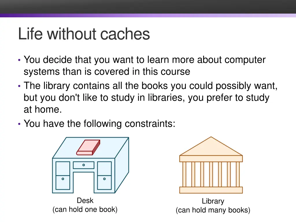 life without caches