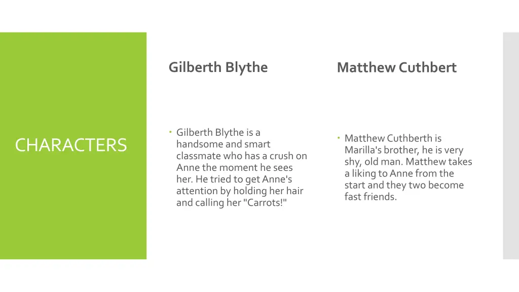 gilberth blythe