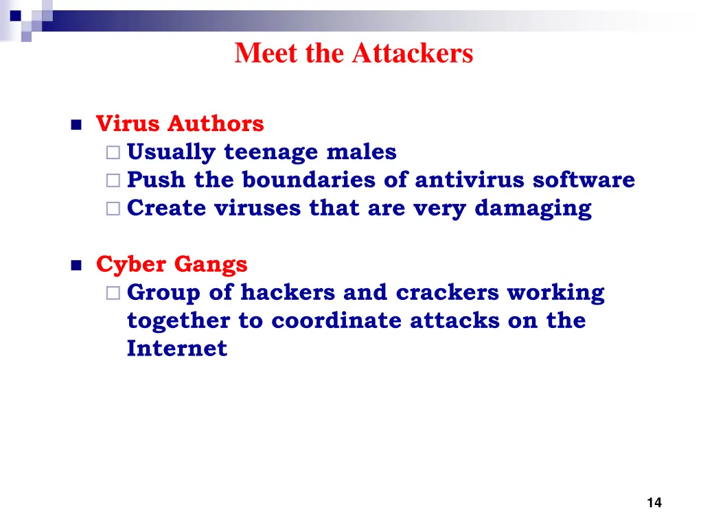 meet the attackers 1