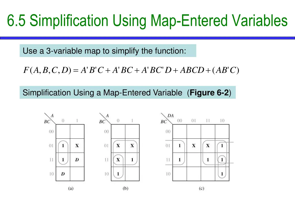 6 5 simplification using map entered variables 1
