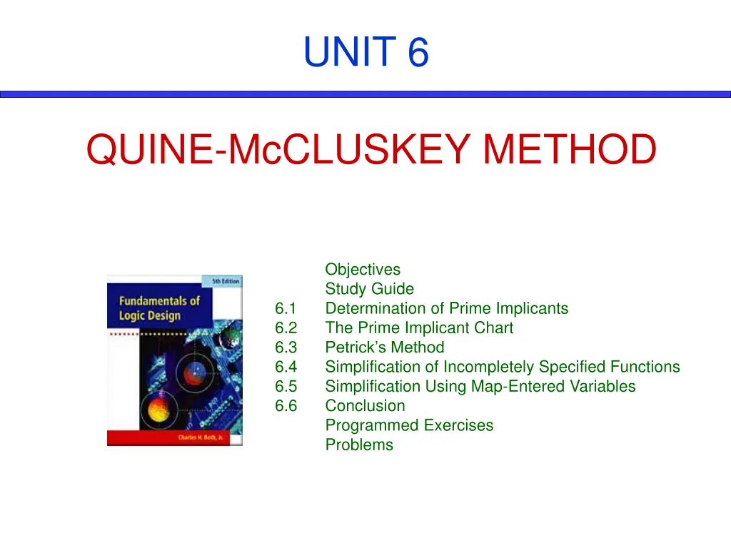 unit 6