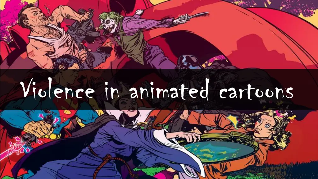 violence in animated cartoons