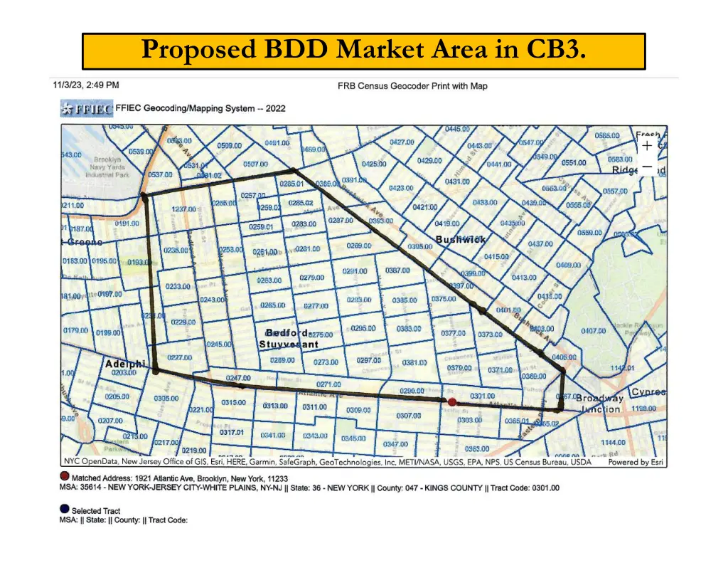 proposed bdd market area in cb3