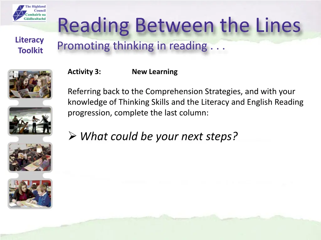 reading between the lines promoting thinking 8