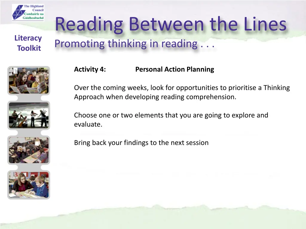 reading between the lines promoting thinking 9
