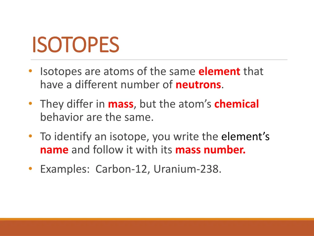 isotopes isotopes
