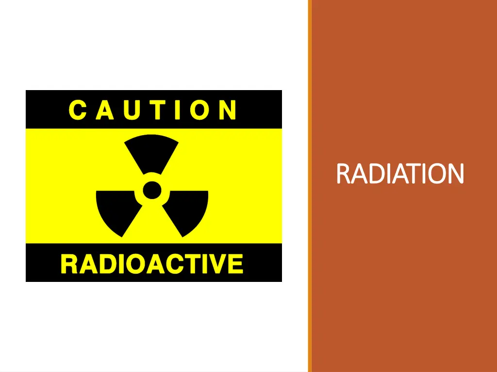 radiation radiation