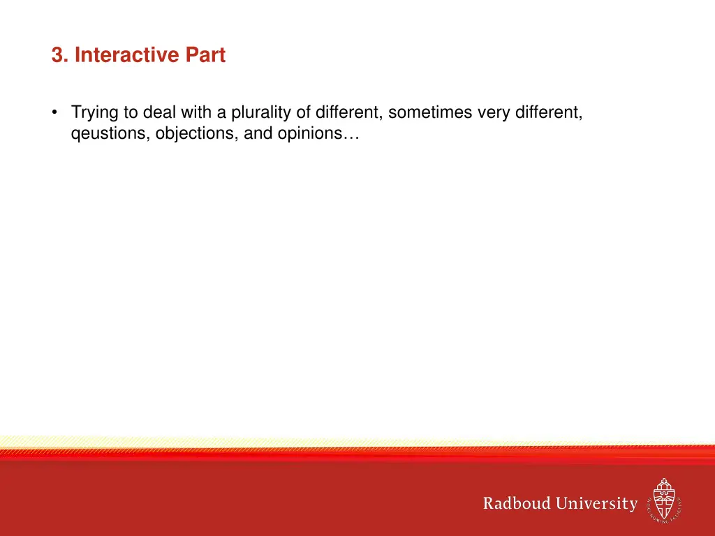 3 interactive part