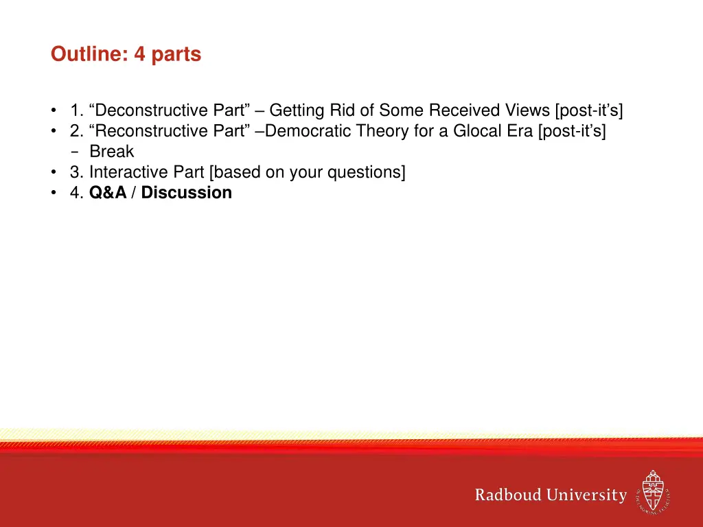 outline 4 parts 5
